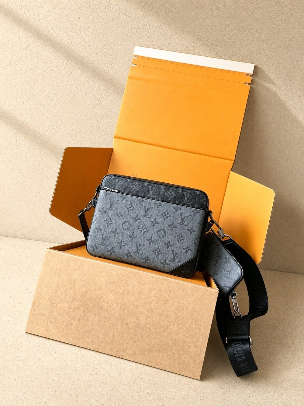 Monogram Eclipse Reverse Messenger Bag | Louis Vuitton Trio